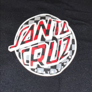 Santa Cruz Black tee shirt